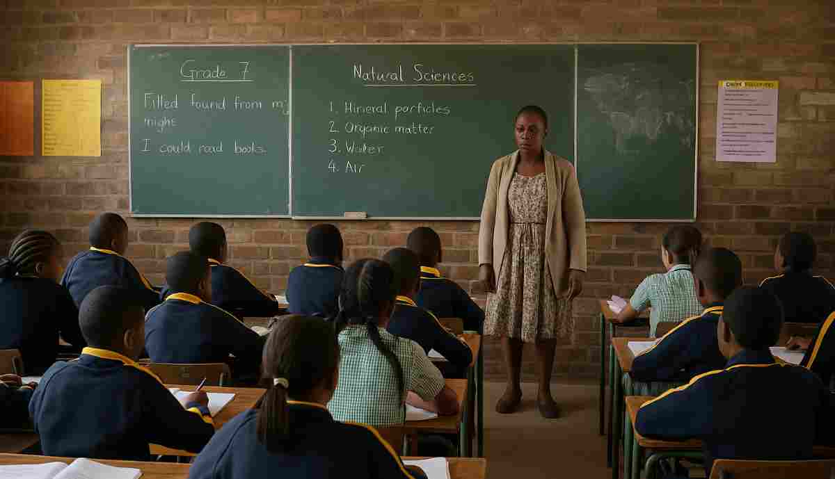 Teacher training workshop with African educators engaged in learning activities